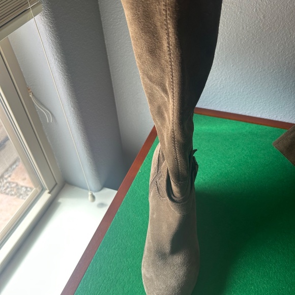 BCBGeneration suede knee high wedge boots - Picture 3 of 4